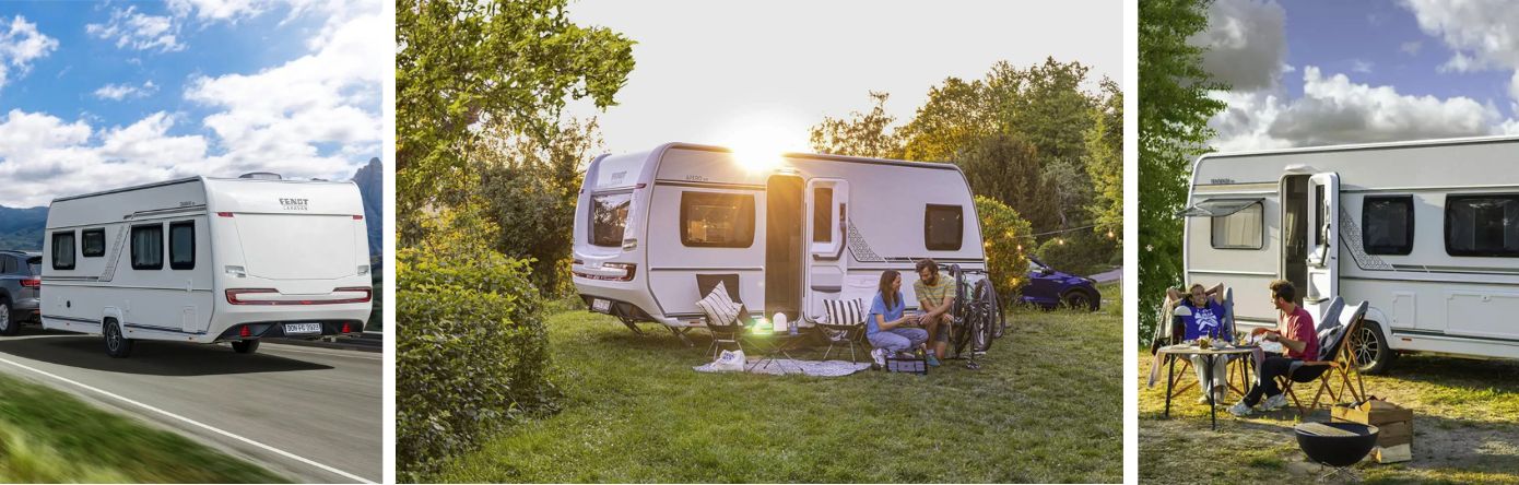 3 Bilder von Fendt Wohnwagen
